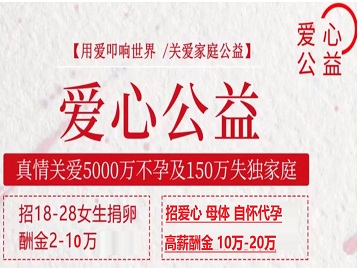蕉岭捐卵助孕生子 爱心志愿者招募